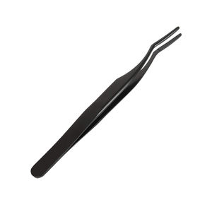 Plaques courbées en acier inoxydable, de haute qualité professionnelle Pincettes d'extension de cils, pour application facile - Product Image 1