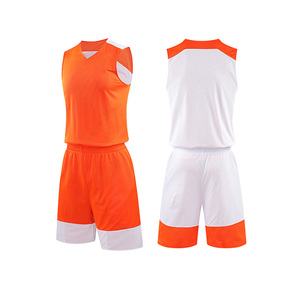 Uniformes de baloncesto personalizados al por mayor 100% por ciento poliéster aparejos sarga Logo Jersey Set - Product Image 3