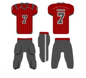 Le football américain sur mesure entièrement sublimé porte un uniforme de qualité supérieure - Product Image 5