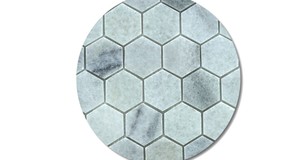 Carreaux de sol hexagonaux en marbre onyx blanc cristal, finition polie moderne, haute qualité - Product Image 3