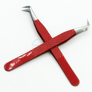 Pince à cils 3 Pro Russian Volume High Classified avec pointe en fibre de diamant en forme de L Utilisation des sourcils et des cils - Product Image 4