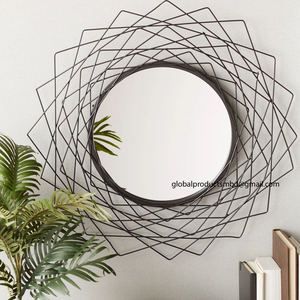 Espejo decorativo de mariposa para pared, forma cuadrada para sala de estar, decoración de pared - Product Image 3