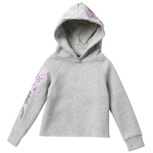 Sweat-shirt à capuche court pour femme, tendance, en molleton doux, à manches longues, imprimé graphique, léger, style streetwear décontracté, export en gros - Product Image 2