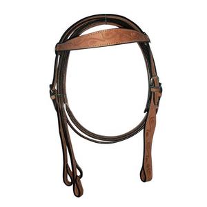 Horse <b>Leather</b> Headstall and Bridle. - Product Image 1