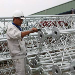 Triangular microwave transmission tower telecom tower telecommunication tower Vietnam electrical equipment supplies - Product Image 1