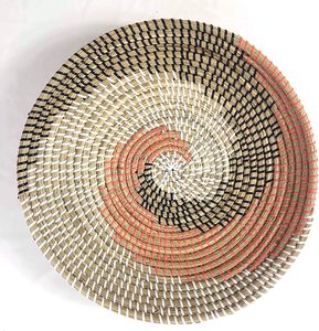 Whism — joli ensemble d'objets de décoration murale en jonc de mer, paniers, bols en osier faits à la main, décoration murale - Product Image 4