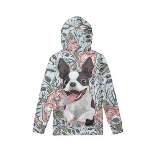 Sudadera con estampado gráfico 3D personalizado para mujer sudaderas con capucha ligeras de Spandex con logotipo frontal tinte colorido para Otoño Invierno - Product Image 2