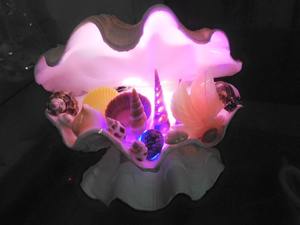 Lámpara de conchas marinas para decoración del hogar, lámpara de artesanía hecha de conchas marinas al mejor precio - Product Image 3