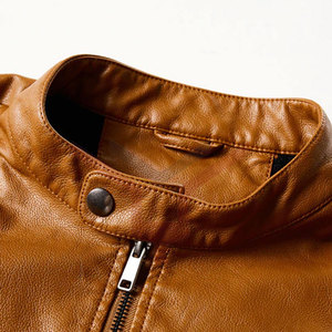 New Leather <b>Jacket</b> for <b>Men's</b> 2022 Wholesale Fashion <b>Men</b> Genuine Leather <b>Jacket</b> - Product Image 4