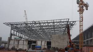 Entrepôt de structure en acier soudage à plusieurs niveaux, matériaux de construction, structure en acier massif, bon marché - Product Image 4