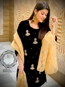 2021-2022 de buena calidad de diseño étnico paquistaní mujeres trajes por AJM comercio casa - Product Image 4