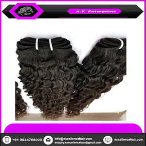 Temple-pelo rizado birmano virgen, cabello indio, extensiones de cabello sin procesar - Product Image 3