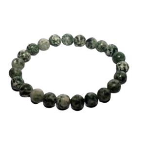 Bracelet en pierre d'agate des arbres indiens, bijou en cristal naturel, à la mode, cadeau pour hommes et femmes, énergie, méditation - Product Image 1