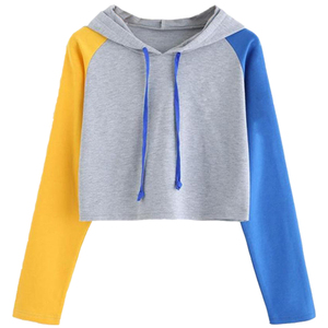 Sweat à capuche pour femme, sweat-shirt design personnalisé de haute qualité, haut court - Product Image 5