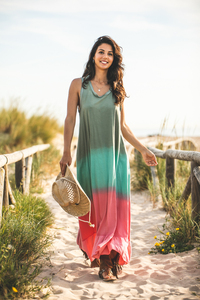 Colección 2026, Vestido Largo Estilo Boho para Mujer, Vestidos de Algodón sin Mangas para Mujer, Vestidos Maxi Vibrantes para Vacaciones - Product Image 3