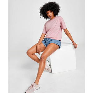 Women's Crop <b>Top</b> Cotton Crew Neck Slim Fit Soft Touch Fitness Yoga Summer Casual Wear T Shirt - Product Image 6