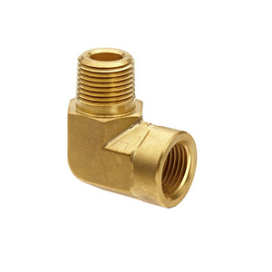 Coude évasé de réduction en laiton forgé OEM Raccords de gaz pour tubes de 1/4x1/4 pouces chromés au prix de gros - Product Image 3