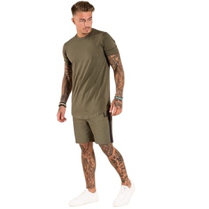 T-shirt et Shorts décontractés pour hommes, combinaison de Jogging, Fitness, collection - Product Image 3
