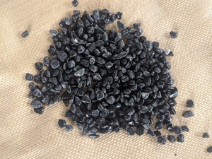 High Quality Natural Black Landscape Stone Round Tumbled Cobbles & Pebbles for Outdoor Exposed Coating Floor Application - Product Image 2