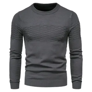 Sweat-shirt à manches longues sur mesure pour homme Tissu polyester/coton de haute qualité Col rond Coupe-vent Imperméable - Product Image 1