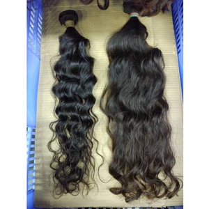 Paquetes de cabello virgen brasileño de alta calidad al por mayor ondas naturales HD encaje crudo cutícula alineada doble trama extensiones de cabello humano - Product Image 4