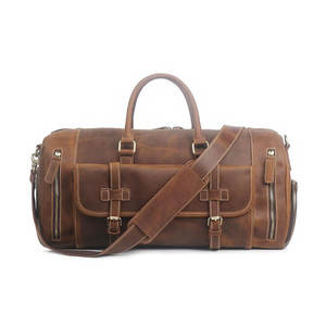 Wholesale Custom Designer Outdoor Sports Travel <b>Leather</b> Duffle Bags - Product Image 2