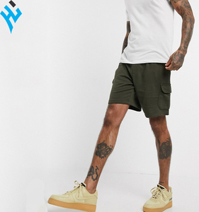 100% produit de haute qualité personnalisé marque privée décontracté séchage rapide tricot Shorts grande taille hommes Gym Fitness porter des pantalons courts - Product Image 3