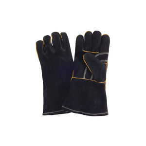 Gant en cuir de vache fendu de soudage Tig de haute qualité gant de soudage de protection personnel résistant à la chaleur et anti-impact - Product Image 2