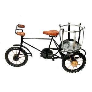 Ciclo de Metal/madera decorativo para el hogar, estantería de color negro para regalo de cumpleaños, juguetes, venta al por mayor - Product Image 2