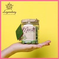 Dragées au lait, chocolat au matcha, amandes séchées enrobées de chocolat au lait pur, chocolat au lait vert et noir, faible MOQ, échantillon gratuit