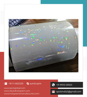 Films vinyles autocollants transparents holographiques en polyester de 100 m pour étiquettes imperméables et bandes de hula hoop – Fabricant professionnel