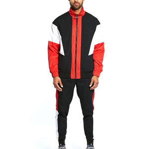 ชุดวอร์มผู้ชาย MIRAJ INTERNATIONAL แบบกันน้ำและกันลม ผลิตจากโพลีเอสเตอร์/คอตตอน ชุดกีฬาแบบมีฮู้ดและกางเกง - Product Image 1