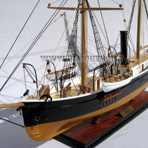 MODELO DE BARCO DE MADERA POLARISI / MODELO DE BARCO ANTIGUO / MODELO DE BARCO ARTESANAL - Product Image 1