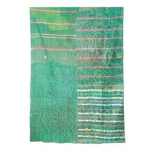 Ensembles de literie en coton indien fait à la main Queen-Size Vintage ethnique Kantha couette cousu à la main pour la maison hôtel utilisation pour les mariages d'été - Product Image 2