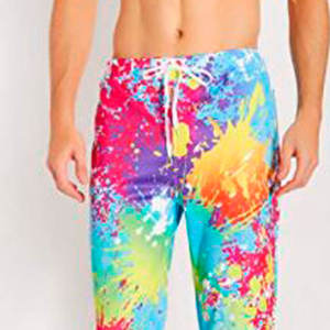 Pantalones deportivos para hombre, Pantalón de algodón con estampado personalizado, ajustados, cónicos, suaves, de lana - Product Image 2