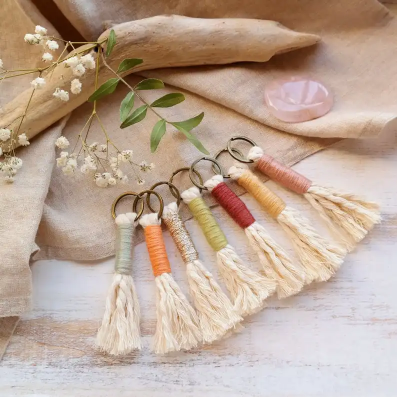 Macrame Keychains- Lucy in the Sky