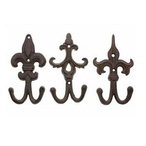 Ensemble de 2 crochets design, taille personnalisée, crochet en forme de cœur, couleur noire, crochet en fer pour accessoires de décoration intérieure - Product Image 4