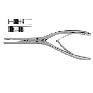 Pinzas quirúrgicas médicas de acero inoxidable Wright Rubin Septal Morselizer, 20cm, mango de resorte de doble acción, eje recto CE ISO - Product Image 1