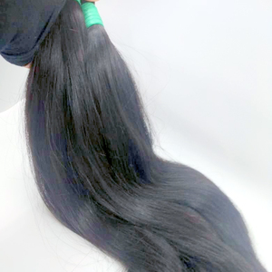 Cabello Humano Remy Virgen Premium 100% Natural Sin Procesar a Granel para Extensiones Grado 7A y 8A Longitudes de 20\", 28\" y 30\" Liso - Product Image 1