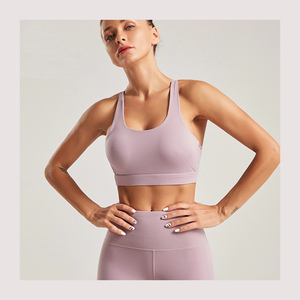 Sujetadores deportivos de impacto alto para mujer, venta al por mayor, gimnasio, Fitness, ropa de entrenamiento activo, camisetas de Yoga de talla grande, ropa activa - Product Image 2