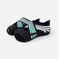 Chaussettes de randonnée respirantes antidérapantes en silicone, chaussures de yoga, pilates, chaussettes de yoga pour femmes, antidérapantes, sangles, chaussures de danse pôle