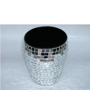 Luxury Glass <b>Mosaic</b> Flower <b>Vase</b> Latest Silver Shiny Flower <b>Vase</b> for Home Decoration Available in Different Colors - Product Image 4