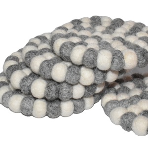 Posavasos de lana natural de la mejor calidad Artículo promocional de alta calidad - Product Image 1