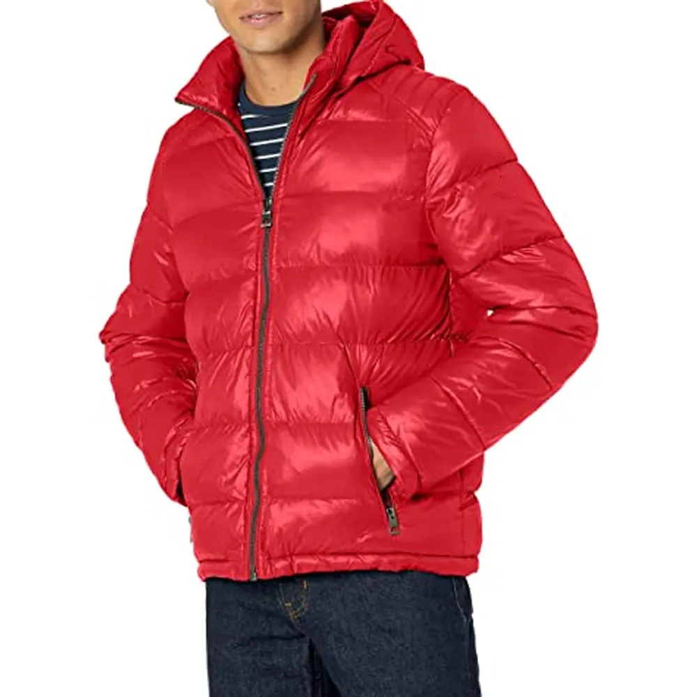 Fashion Winter North Plain Plus Size Warm Thicken Wind Breaker Trench Bubble Puffer Men's Face Jacket Coats For Mens