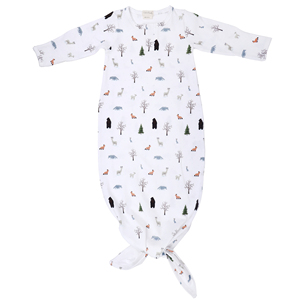 Kimono unisex para recién nacido, ropa de dormir con estampado - Product Image 1