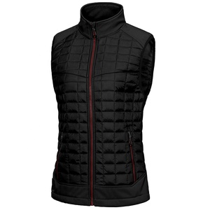 Chaleco Reversible Acolchado Ligero sin Mangas para Mujer, Impermeable, Transpirable, Plegable, con Cierre Completo y Bordado - Product Image 1