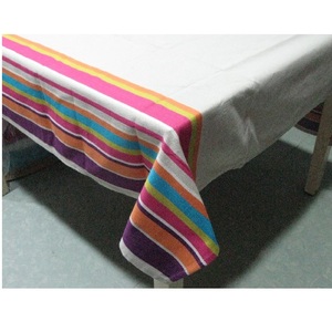 Unique Natural Design Printed 100% Organic Cotton GOTS Certified <b>Table</b> Cloth - Product Image 2