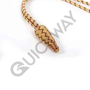 Noeud de sabre uniforme de cérémonie de fil de lingot de haute qualité avec noeud de poignard de guerre civile d'officier britannique noeud de Portepee - Product Image 2