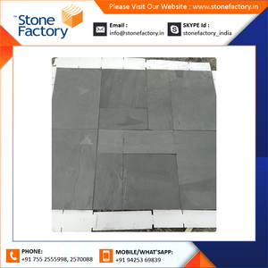 Tuile de patio en ardoise noire naturelle de qualité supérieure du fabricant indien - Product Image 2