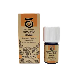 Private Label PALOSANTO Ritual - Palo Santo Essential Oil from Ecuador - Palo Santo Oil Ideal for Aromatherapy - 5 ml per unit
